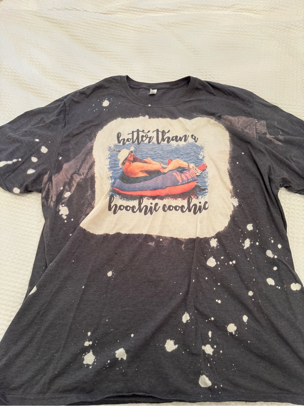 CUSTOM Alan Jackson graphic oversized tee